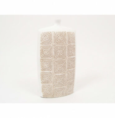 Vase dentelle blanc - Pujol maison